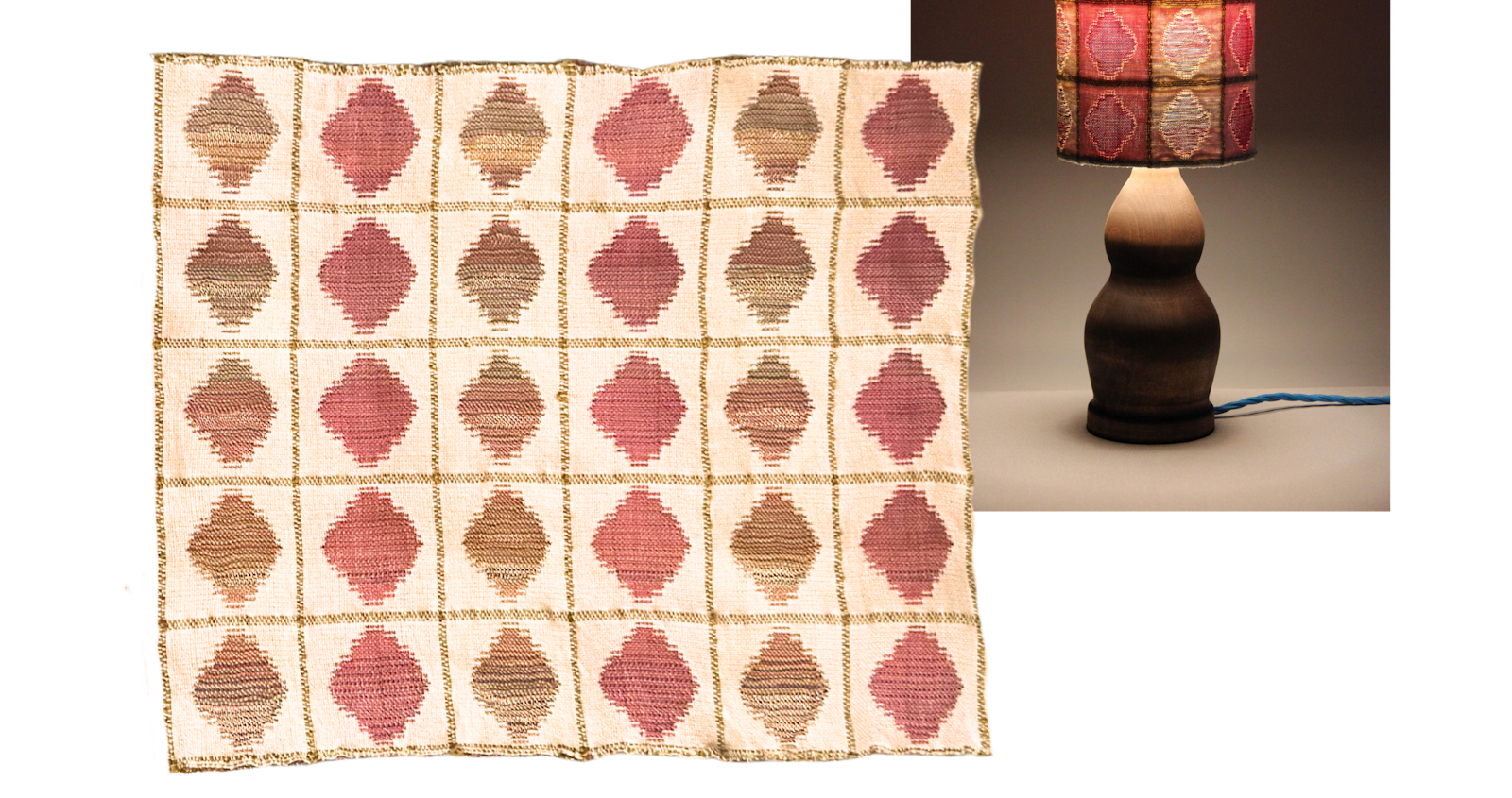 Handcrafted Chair and Lamp by Clara Rose Studio